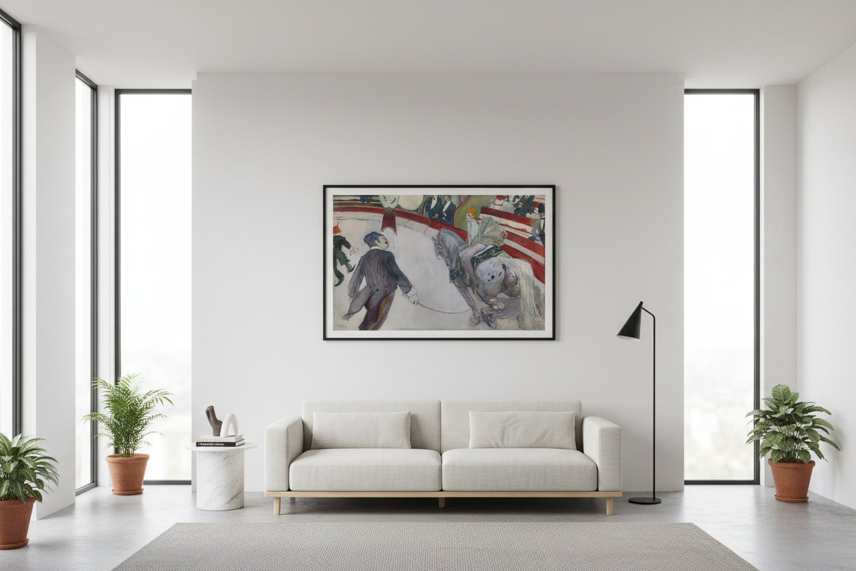 Equestrienne Staged in European Apartment