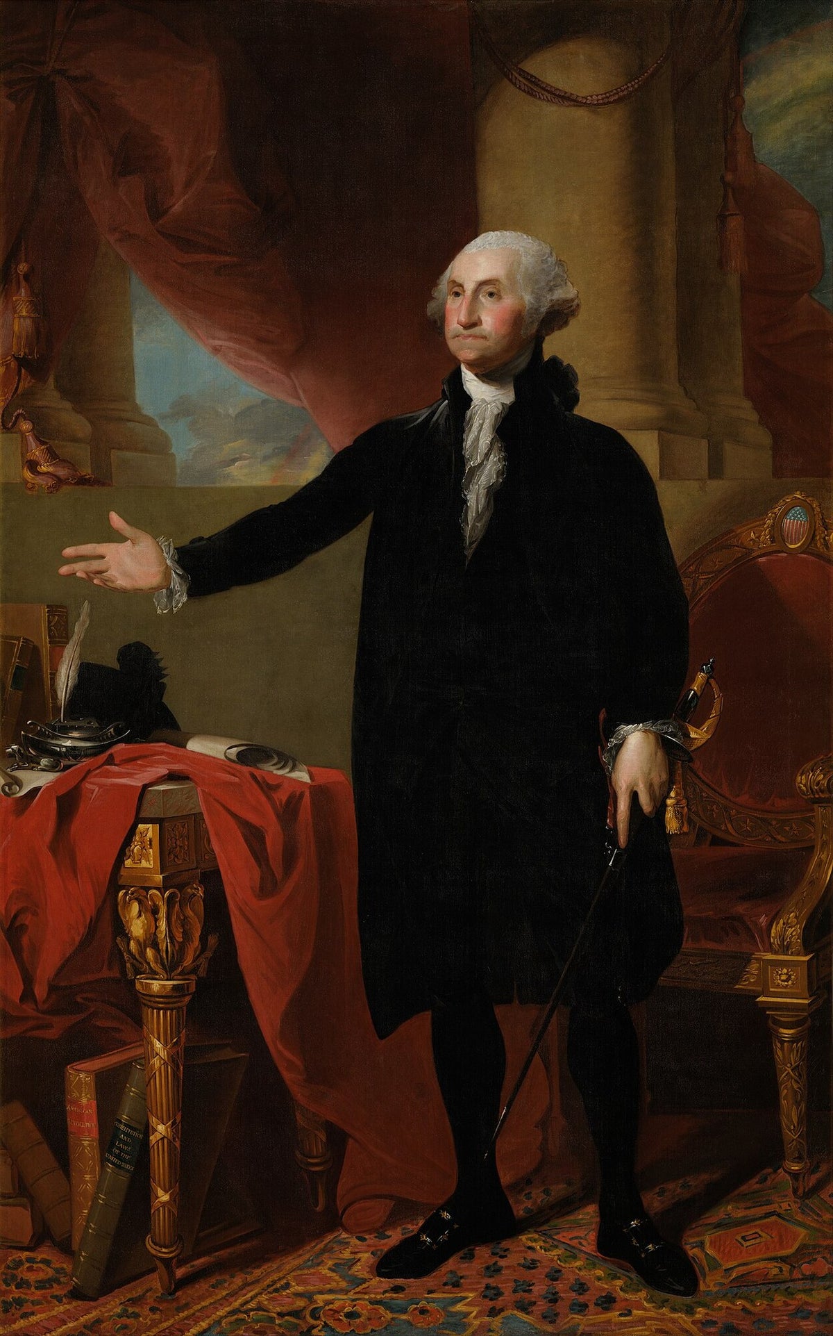 George Washington (Lansdowne Portrait) — Gilbert Stuart